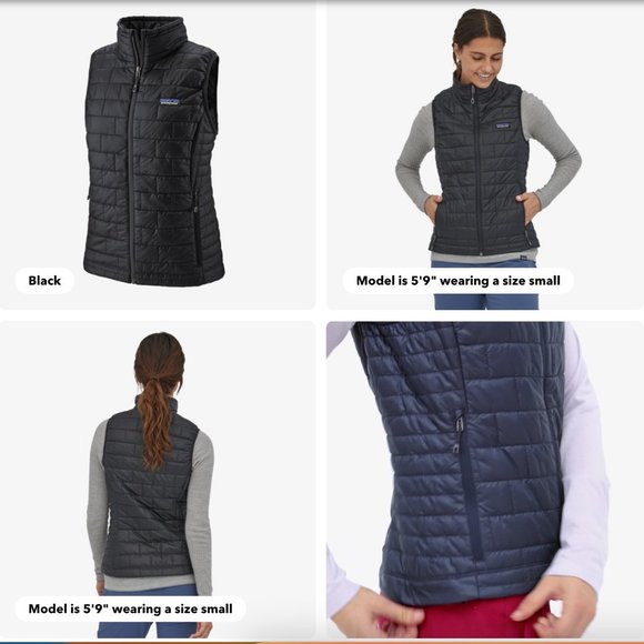 Patagonia Women's Nano Puff® Vest - Medium - Black - Picture 2 of 9